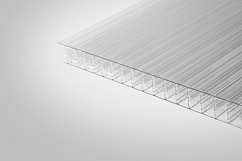 Сотовый поликарбонат Полигаль прозрачный  10,0 мм 2100x12000 мм ГОСТ