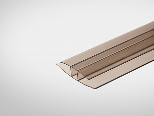 Профиль Полигаль Практичный бронзовый  10,0 мм x3000 мм