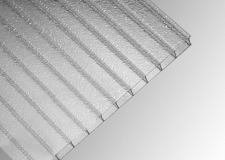 Сотовый поликарбонат ФРИЗ Полигаль Практичный прозрачный  8,0 мм 2100x6000 мм