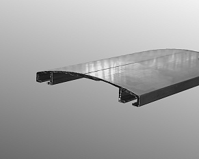 Прижимная планка алюминиевая верхняя 6 м